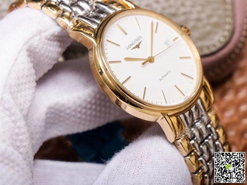 Longines Presence L4.921.2.12.7 RM Factory 1:1 Best Edition Replica Watch Gold Bezel